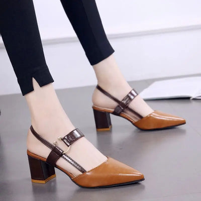 Elegant Thick Heel High Heels for Women null
