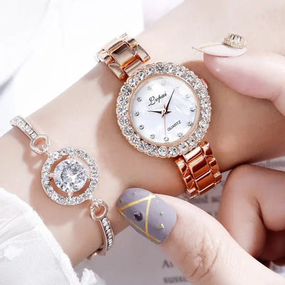 Elegant Women’s Quartz Watch & Bracelet null