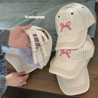 Trendy Women’s Bow Baseball Hat null