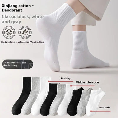 Men’s Antibacterial Knee-High Socks null