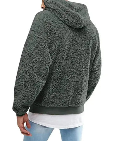 European American Wool And Fleece Hooded Men's Hoodie EXCHANGE THRIFT