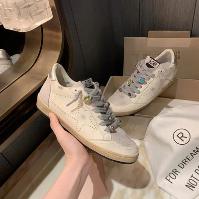 Retro Colorful Star Sneakers for Casual Wear EXCHANGE THRIFT