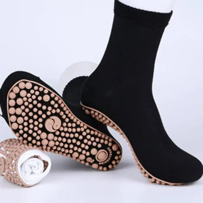 Combed Cotton Acupoint Massage Socks null